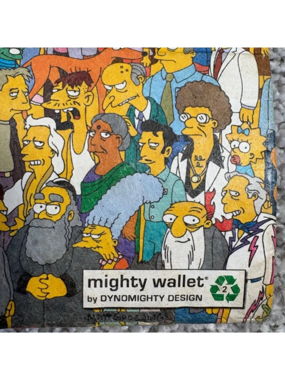 Might Wallet Simpsons by Dynomighty Design Paper Slight Fade Bi-Fold